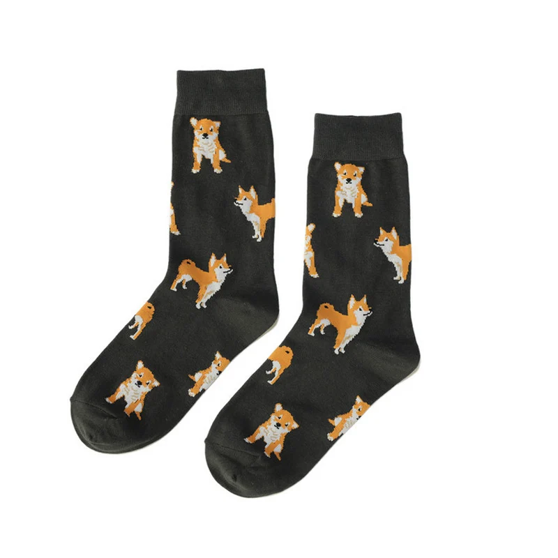 Симпатичная новинка SocksAnimals модные смешные носки мопса из хлопка с круглым