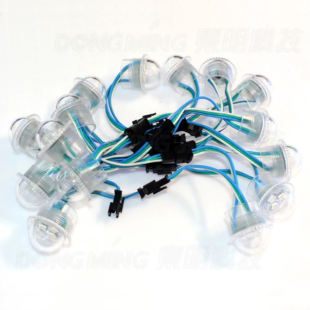 Оптовая продажа 200 шт. IP68 светодиодные пиксельные модули d26мм 3 светодиода 5050 SMD RGB
