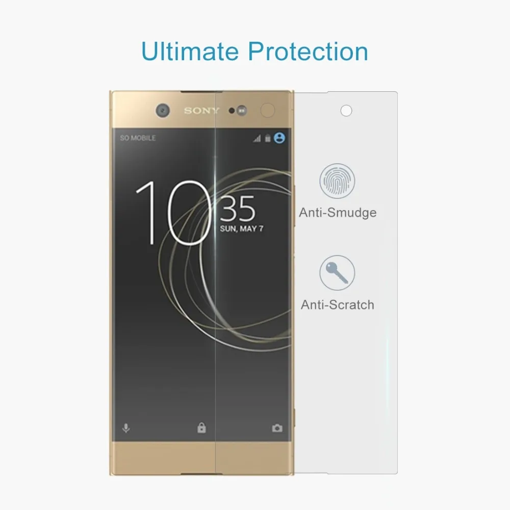 Для Sony Xperia XA1 Plus / Z1 Compact mini стеклянная пленка 0 26 мм 2.5D с изогнутыми краями