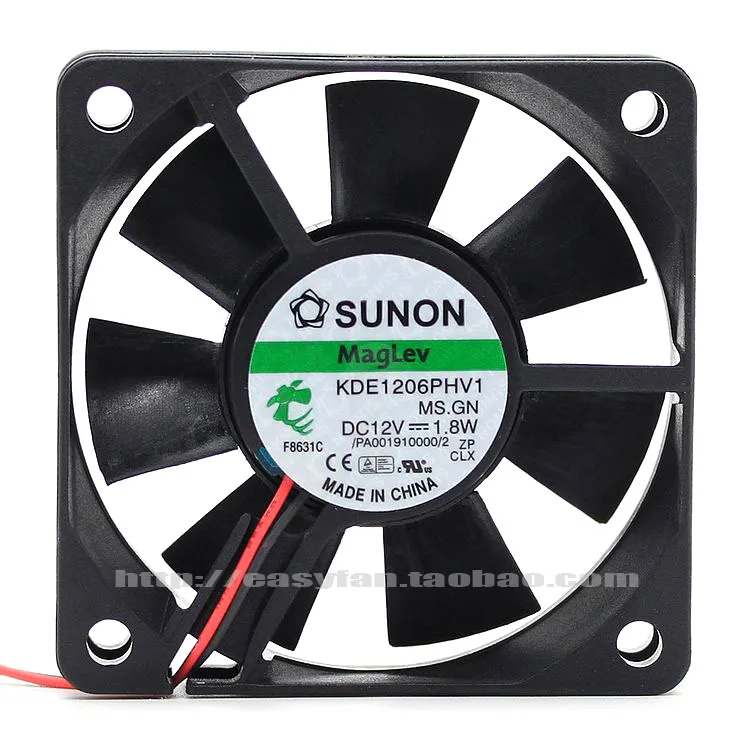 Новый охлаждающий вентилятор SUNON 6015 DC12V 1 8 W KDE1206PHV1 6 см |