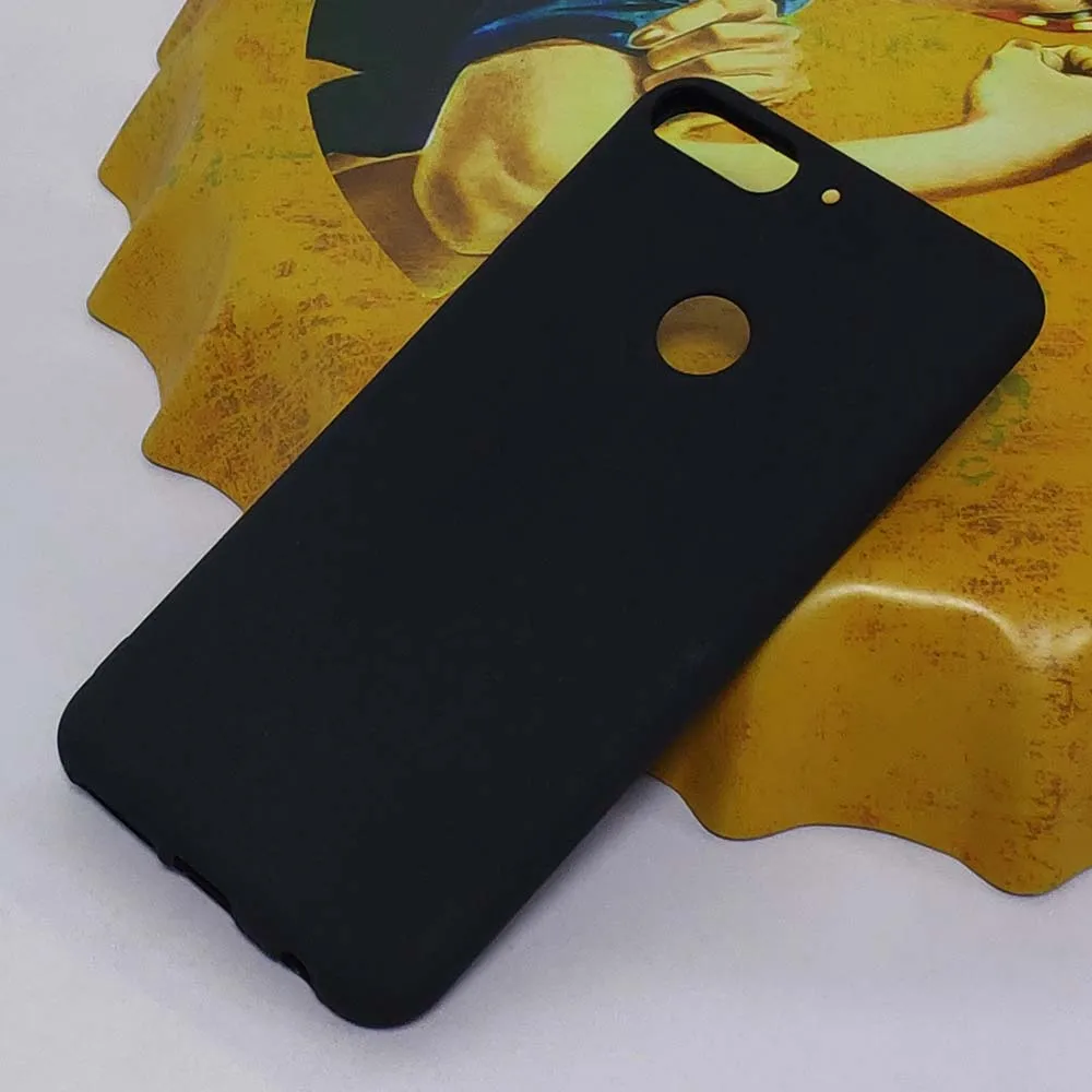 Phone For Huawei Y7 2018Case Silicone Back Protective Funda for Prime 2018 Case Black Matte Soft Pro Cover |