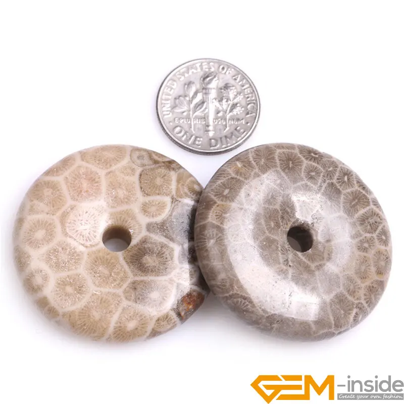 35 мм форма для пончиков кольца из натурального камня круглые бусины изготовления