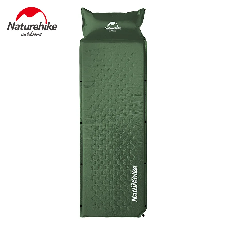 Naturehike портативный складной Самонадувающийся Splicable коврик для сна с подушкой