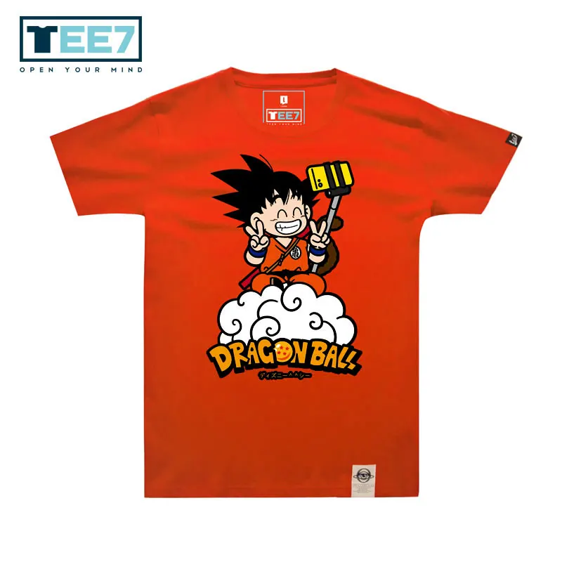 Фото TEE7 Dragon Ball Z 100% хлопковая футболка Majin Buu Son Goku Master Roshi модные футболки с короткими TEE7 Dragon Ball Z 100% хлопковая футболка Majin Buu Son Goku Master Roshi модные футболки с короткими