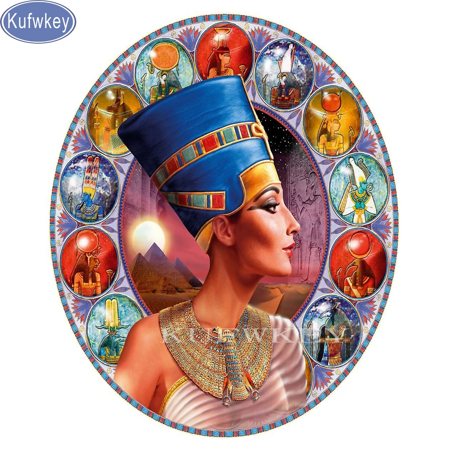 5D DIY Diamond Painting Cross Stitch &quotqueen of Egypt&quotpaint with diamonds mosaic embroidery Home Decoration | Дом и сад