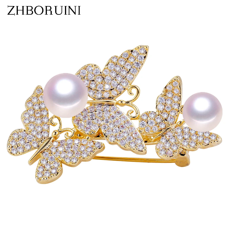 Новинка 2019 Изящные Ювелирные изделия ZHBORUINI женское драгоценное украшение с