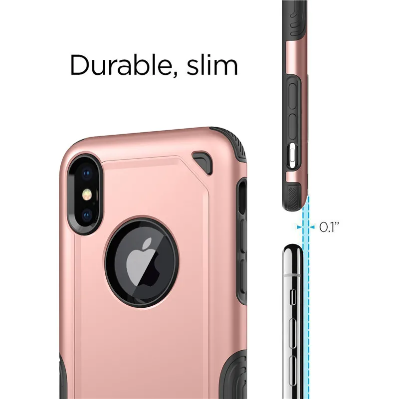 Для samsung Galaxy Note 9 8 S9 S8 плюс S7 Iphone X XR XS MAX 7 6 S 5S задняя Мощность Броня защиты 2 в 1