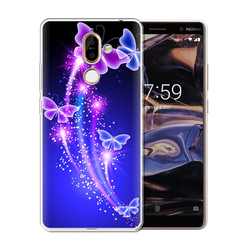 Чехол для телефона Marvel Hero Owl rick morty Butterfly cat Nokia 1 3 5 8 6 2 7 Plus 9 X6 2018 X7 X3 |