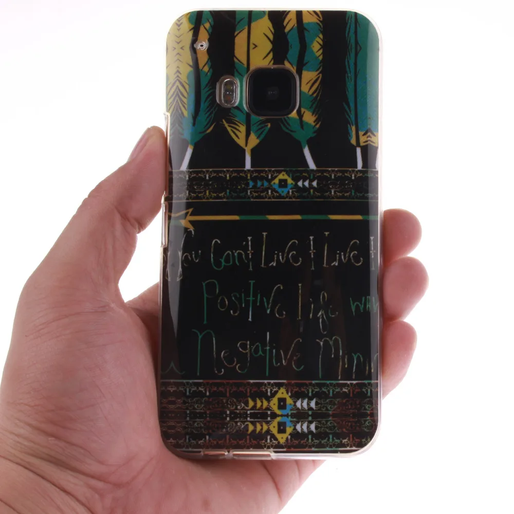 Роскошь для HTC 9 мода загущающие силиконовые подходит тпу красочный мультфильм