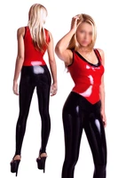 fashion women sexy fancy latex catsuit skinny clothes high quality nightclub party costume for adult plus size jumpsuit