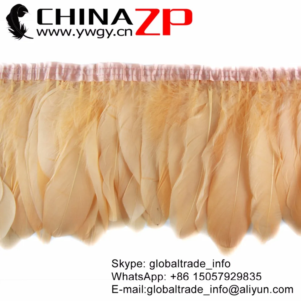 

Фабрика CHINAZP, плюмаж на продажу, 2 ярда, экспортное качество, окрашенное гусиное перо, отделка для карнавальных головных уборов