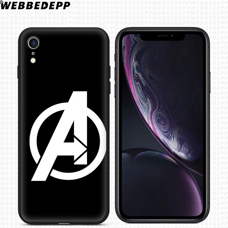 WEBBEDEPP Captain America Caps Мягкий силиконовый чехол для iPhone 11 Pro Xr Xs Max X или 10 8 7 6 6S Plus 5 5S SE Case |