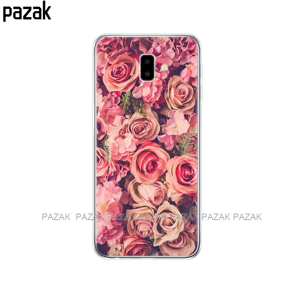 34372 Чехол для samsung J6 Plus Мягкий с рисунком из ТПУ чехол для samsung Galaxy J6Plus J6+ J 6 Plus J610 J610F чехол s силиконовый чехол для телефона - Цвет: 34372