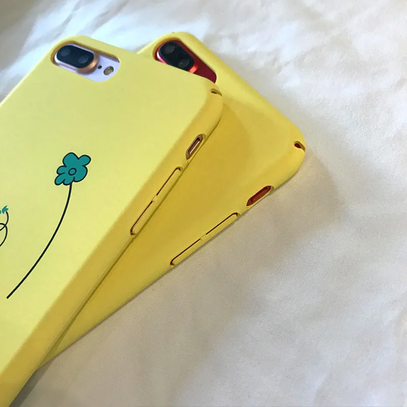 Чехол JiBan для iphone 8 ультра тонкие чехлы с надписью Sunshine милые жесткие изображением