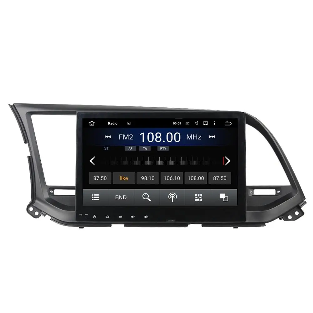 10.1 &quotдва din Автомобильный DVD vedio плеер Android 5.1 1024*600 HD для HYUNDAI Elantra 2016 С Зеркалом