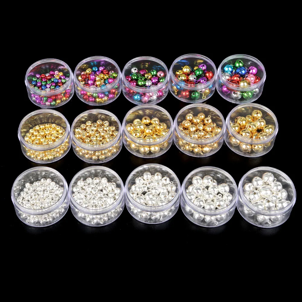 20 100 шт. свободные бусины для новогодней ёлки 6 14 мм|diy craft|colored jingle bellsloose beads |