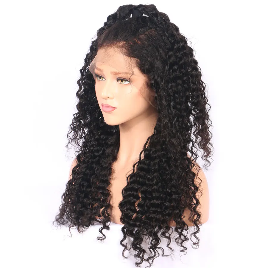 Волосы ELVA 13x4 человеческие волосы на кружеве парики для черных женщин бразильские