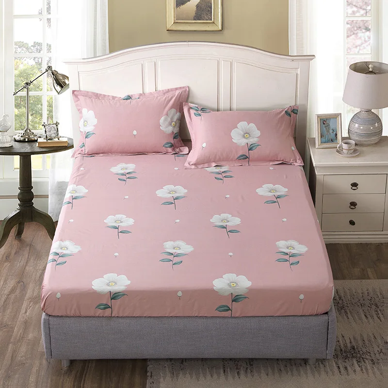 Тропические растения и листья 100% хлопок 3 шт. простыня для детей взрослых