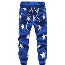 2017 Hot Star Printing Pants Men Military Camouflage Outdoors Trousers Fashion Brand Harem Hip Hop Pants