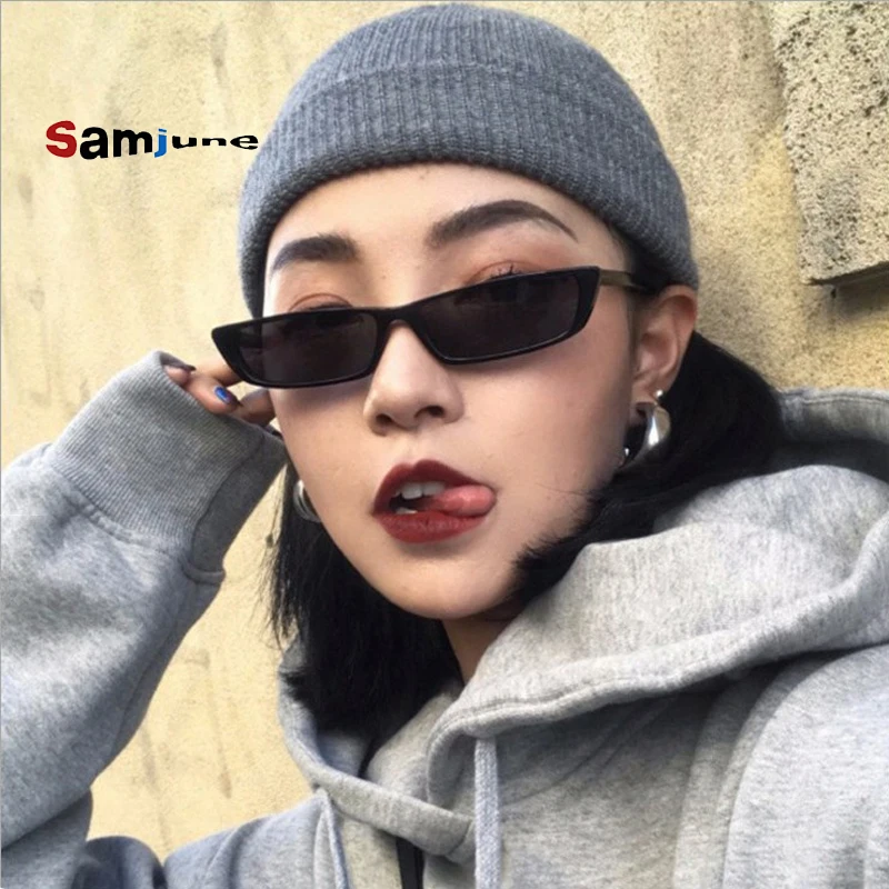 Новинка 2018 солнцезащитные очки Samjune кошачий глаз с прозрачными линзами женские