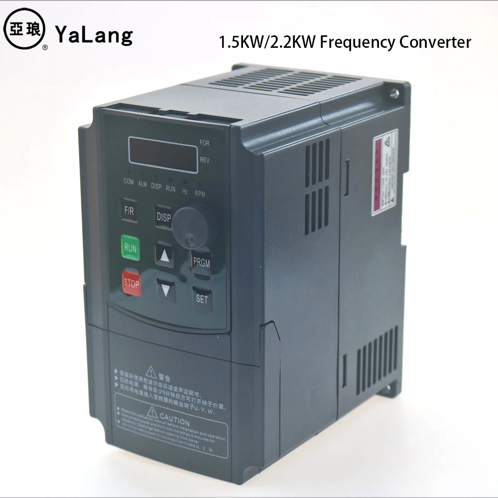 110V 220V 1.5kw 2.2kw однофазный преобразователь VFD AC инвертор Частотный с переменной