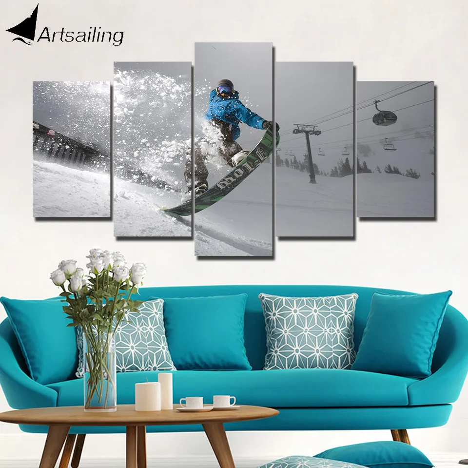 Художественная картина ArtSailing из 5 предметов настенные картины для гостиной