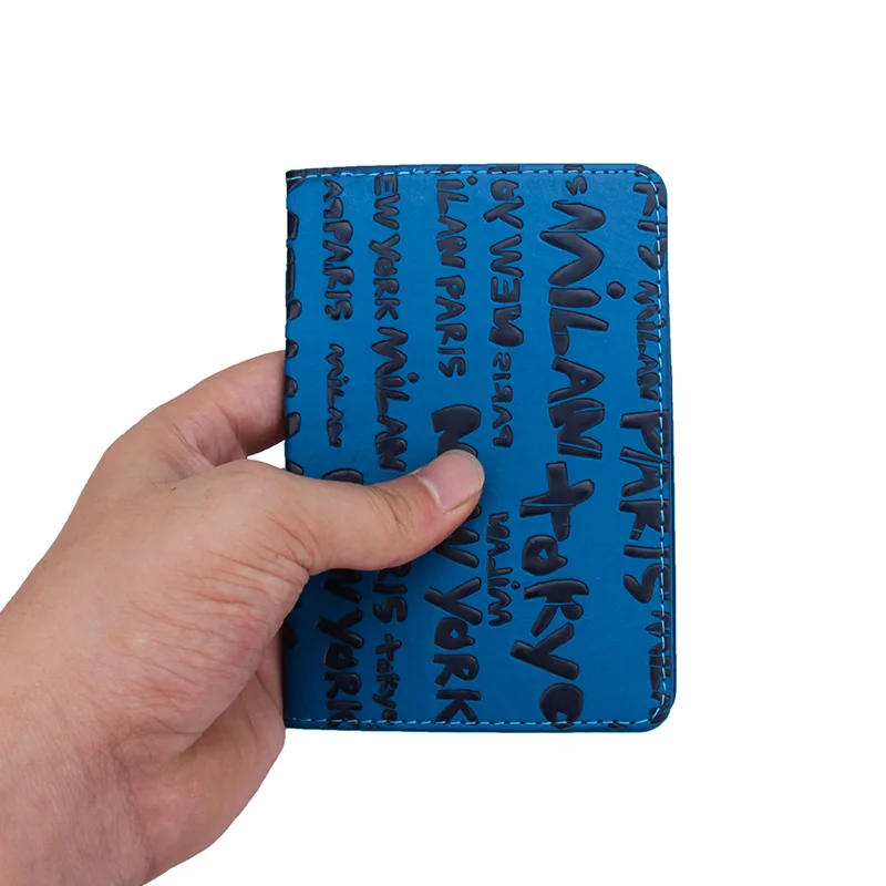 Обложка для паспорта из искусственной кожи мужчин и женщин Модный Дорожный Чехол