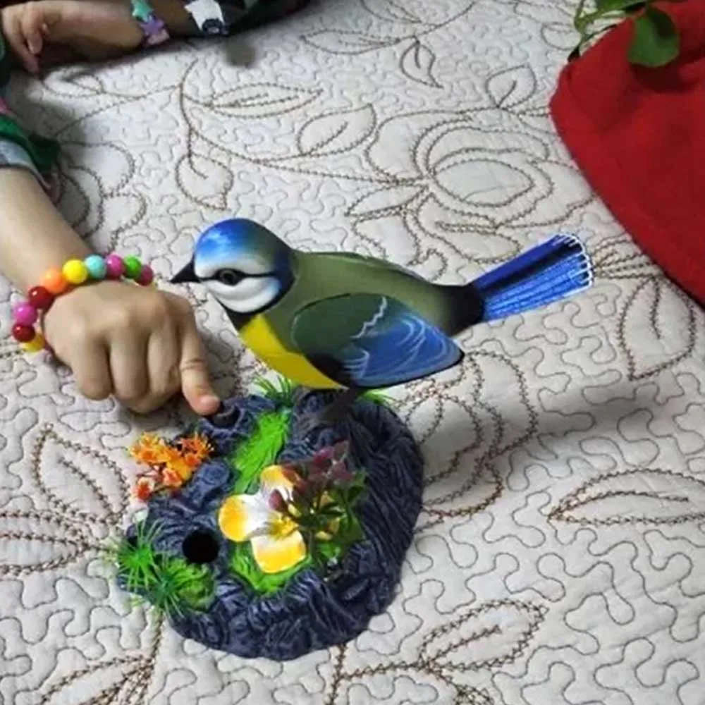 Моделирование Птица игрушка пение Chirping для птиц Голосовое управление