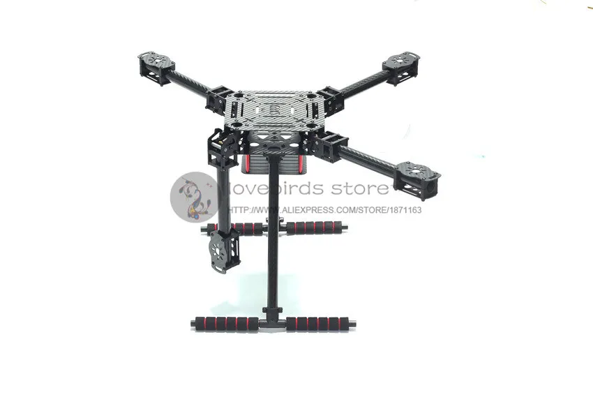 

DIY FPV Aerial quadcopter drone ZD550 Umbrella folding frame pure carbon fiber 20mm wing tube with landing gear