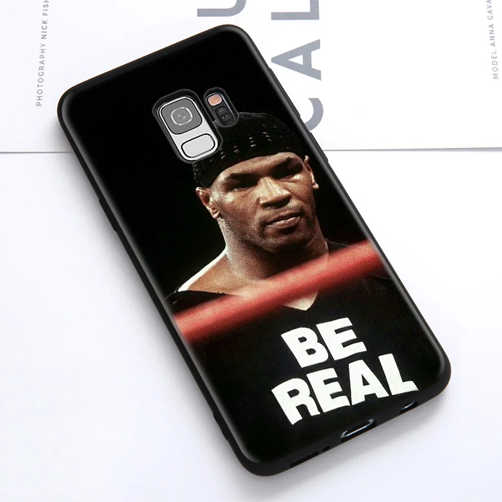 WEBBEDEPP майка Тайсон бокс мягкий чехол для Samsung Galaxy S10 S10e S9 S8 Plus S7 S6 Edge & J6 2018 Note 10 9 8 |