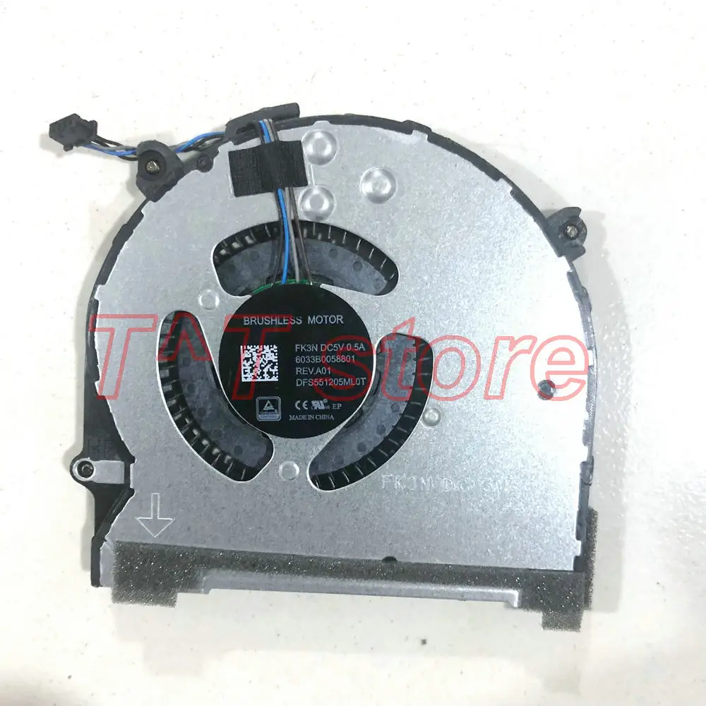 Новый оригинальный вентилятор охлаждения для DFS551205ML0T FK3N DC5V 0.5A 6033B0058801 Бесплатная
