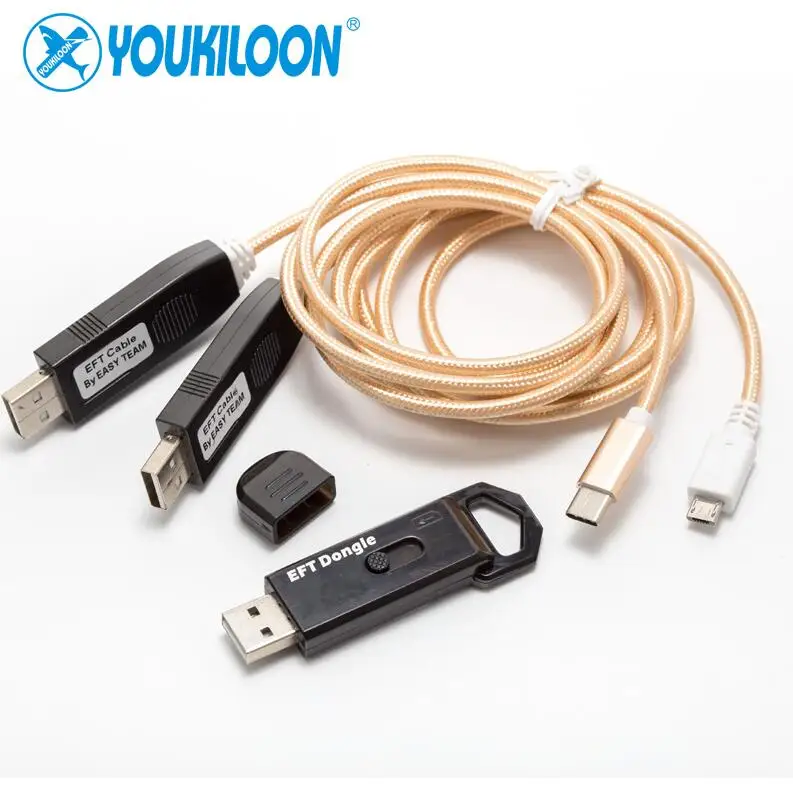 YOUKILOON EFT Dongle + 2 в 1 кабель USB разблокированный Uart кабель|Наборы для ремонта