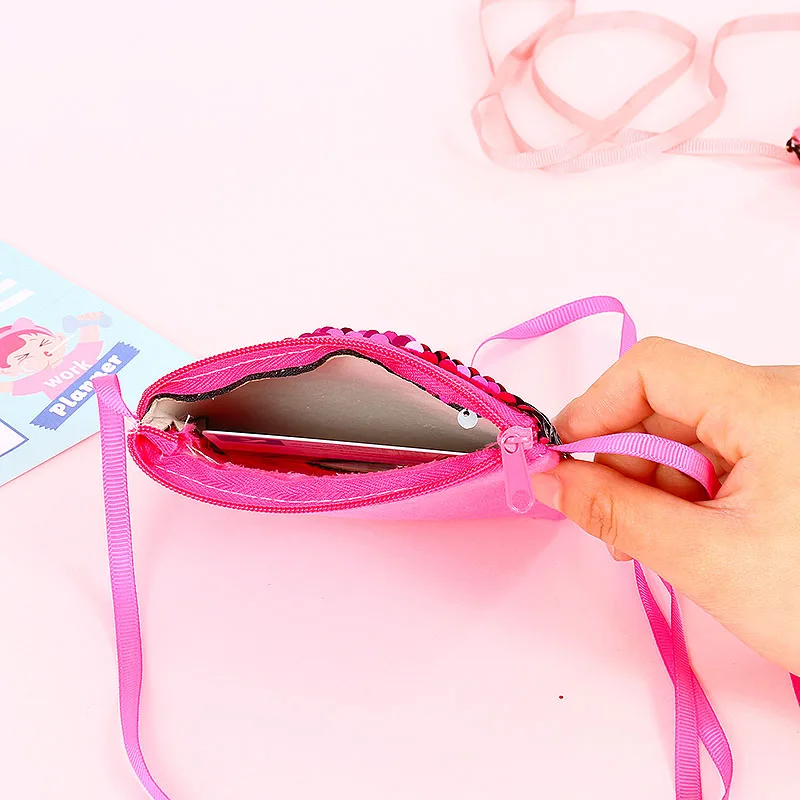 Лидер продаж 1 шт. для девочек сумки хранения мультгероев детская карман Русалка