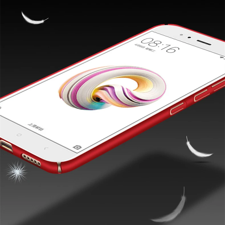 Чехол для Xiaomi Mi 5X A1 Mi5X MiA1 карамельного цвета матовый жесткий пластиковый чехол