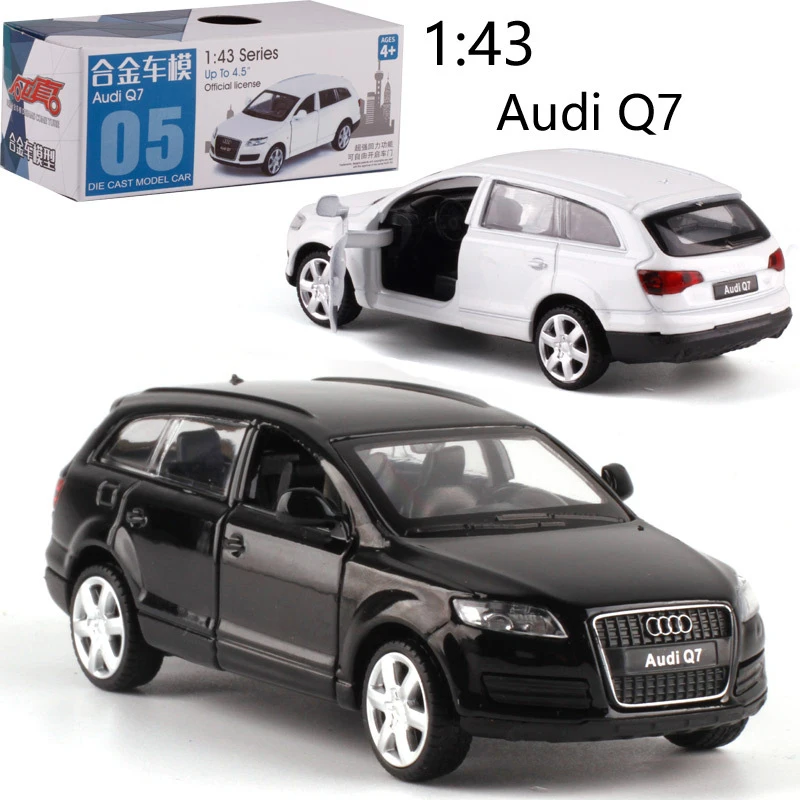 

CAIPO 1:43 Audi Q7 Alloy Pull-back Vehicle Diecast Metal Model Car For Boy Toy Collection Friend Children Gift