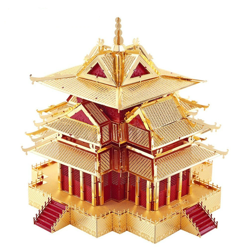 Оригинальные строительные модели Piececool The персональная башня запрещенного