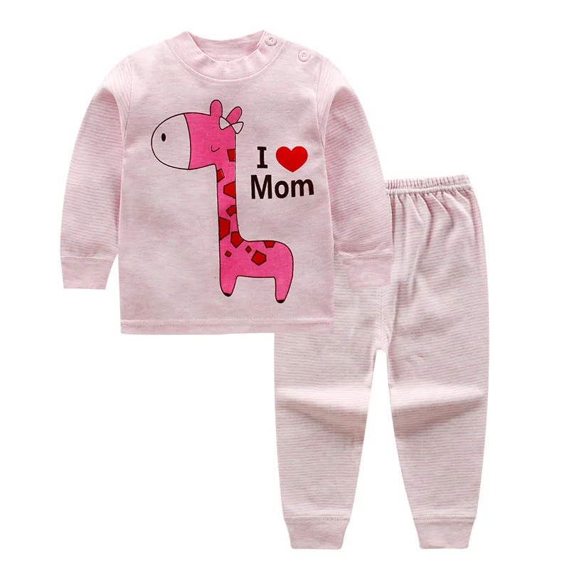 2018 New Baby Girls Clothing Sets Cotton Kids Clothes Long Sleeve Shirt + Pants Suit Boys Cartoon | Детская одежда и обувь