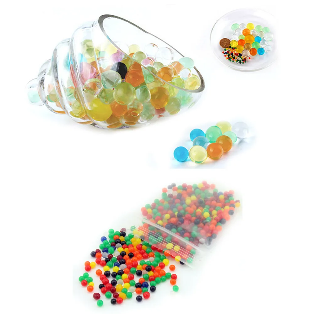 500 шт. жемчуг темно зеленый гель мяч полимер Гидрогелевая форма кристаллы для