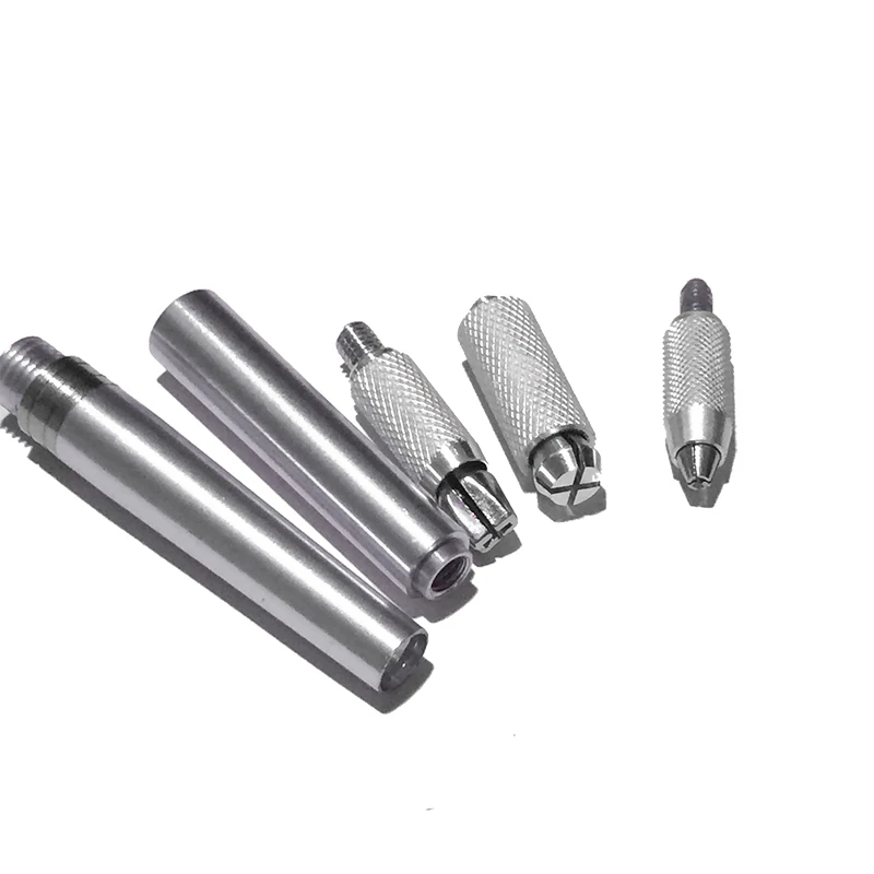 Ручная машинка для перманентного макияжа и татуажа бровей 3D Ручка серебристая