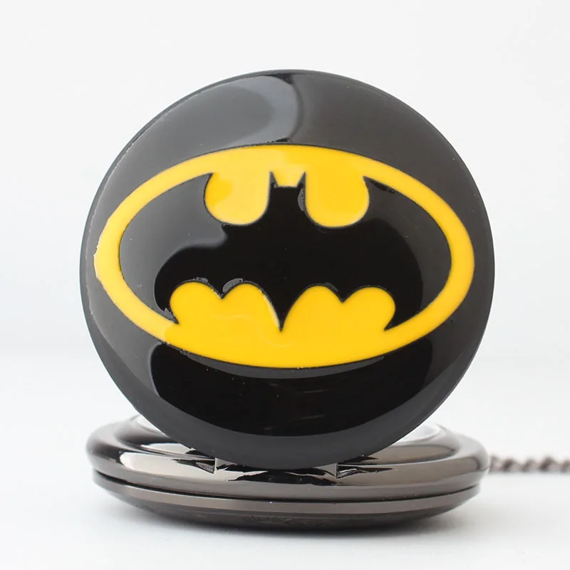 Retro Hot Anime Bat Pocket Watch Necklace Pendant Chain Vintage Quartz Fob Boy Girl Kids Gift TD2105 | Наручные часы