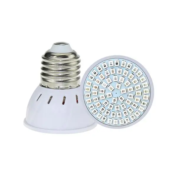 Высокая мощность Led Grow Light E27/GU10/MR16 SMD2835 220V растущие лампы фитолампа для комнатной