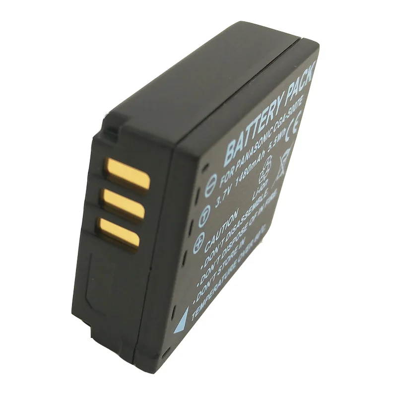 Laipuduo 1480mah 100% брендовая запасная батарея для фотоаппарата Panasonic CGA-S007E CGA-DU07 CGA-DU12 TZ2