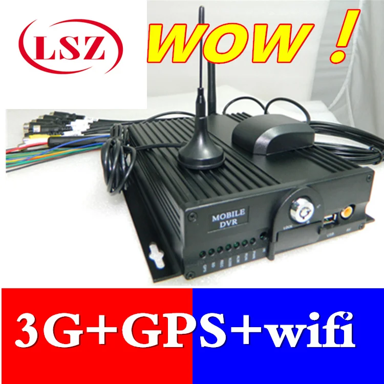 3G GPS двойная SD карта Автомобильный видеорегистратор WiFi встроенный хост