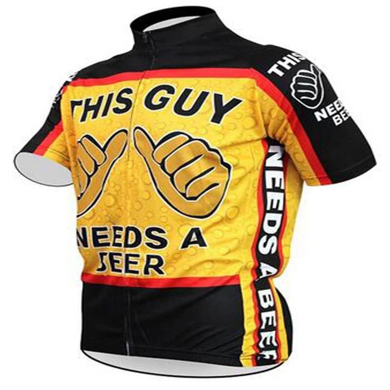 Командная пивная велосипедная майка костюм одежда на заказ куртка aero maillot bike gear