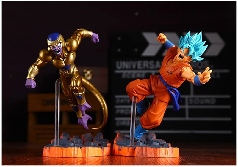 Аниме фигурка с надписью: &quotDragonball Z Супер Gokus Kaiouken Golden Frieza фигурку модель игрушки