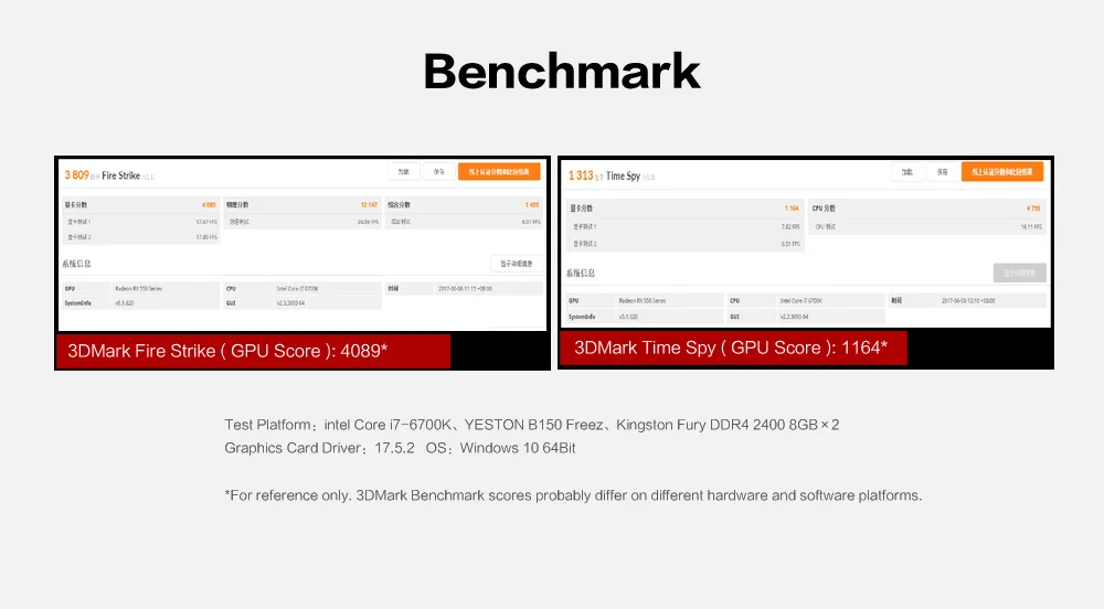 Yeston Radeon RX550 4 ГБ GDDR5 PCI Express 3,0 DirectX12 видеоигровая видеокарта внешняя видеокарта для настольного компьютера