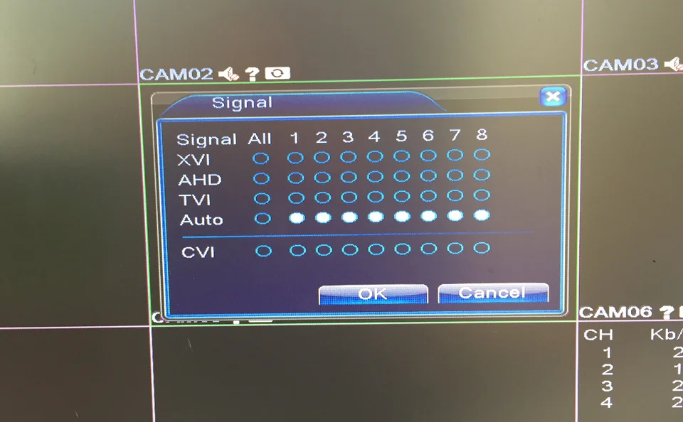 Сетевой цифровой видеорегистратор 8CH 1080 AHD/TVI/CVI/CVBS/IP XVR коаксиальный BNC