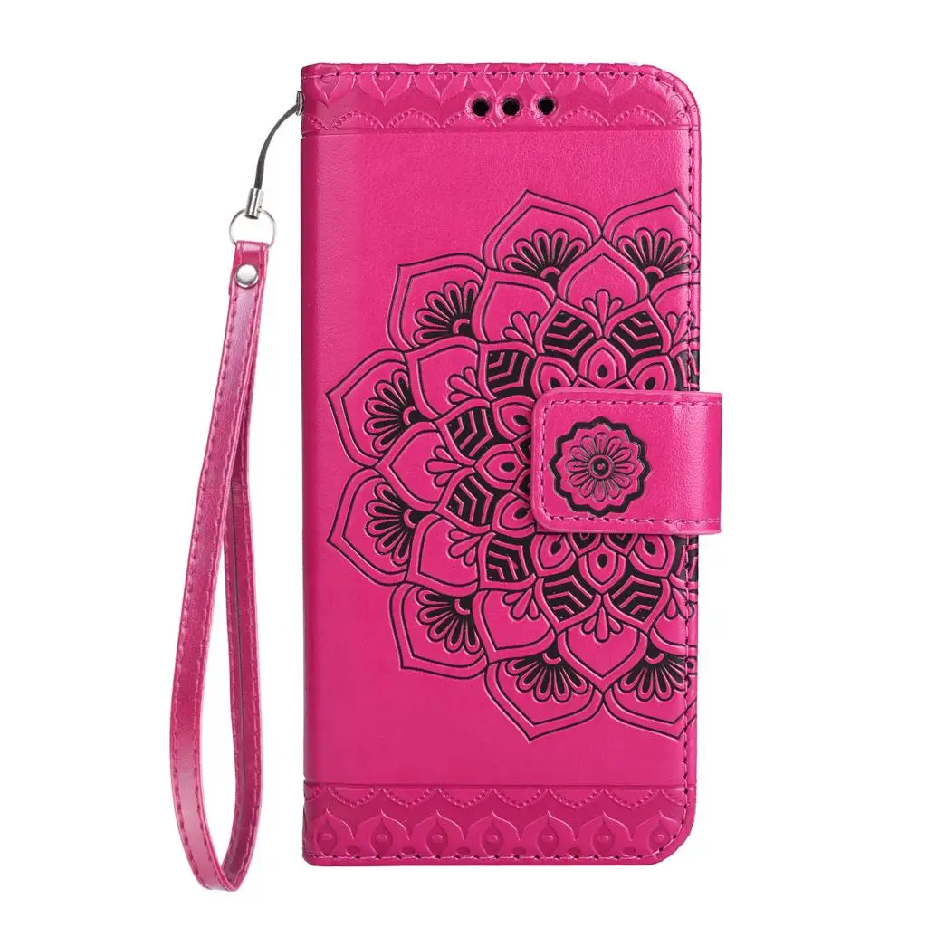 Флип кейс для LG K8 K 8 LGK8 350 350N цветочный чехол телефона кожаный Phoenix 2 K350 E K350E кошелек
