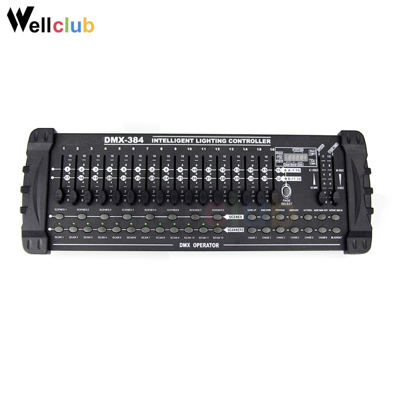 384 CH DMX контроллер консоль контроллеров освещения сцены для 512 консоли DJ