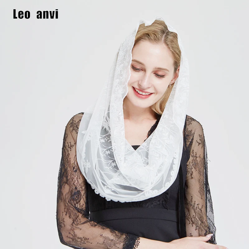 Женский шарф пончо с вышивкой Leo anvi| |